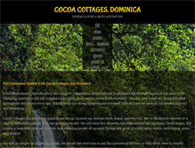 Tablet Screenshot of cocoacottages.com